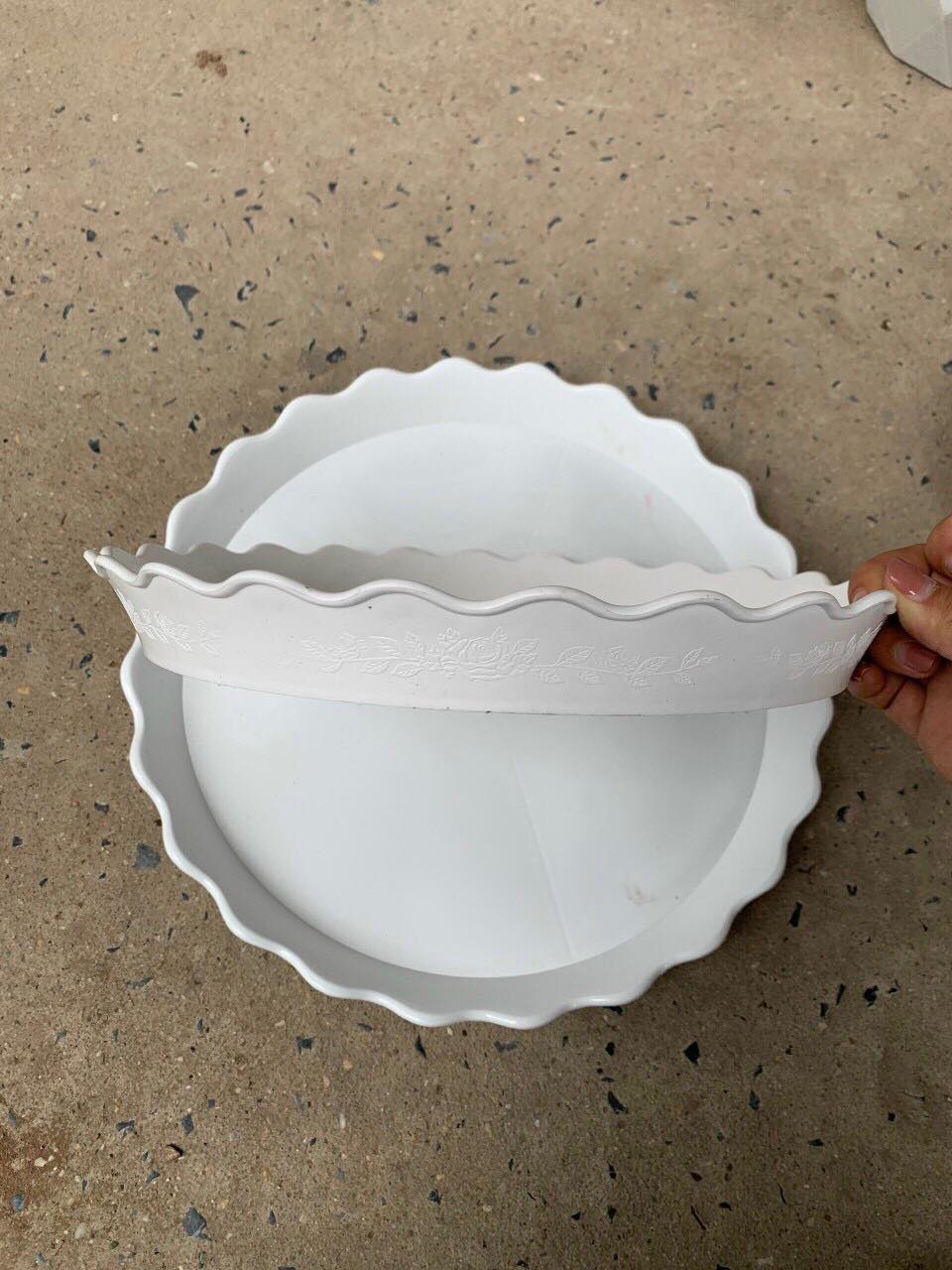 Đĩa lót chậu bằng nhựa size từ 10-35cm - Đĩa Bèo