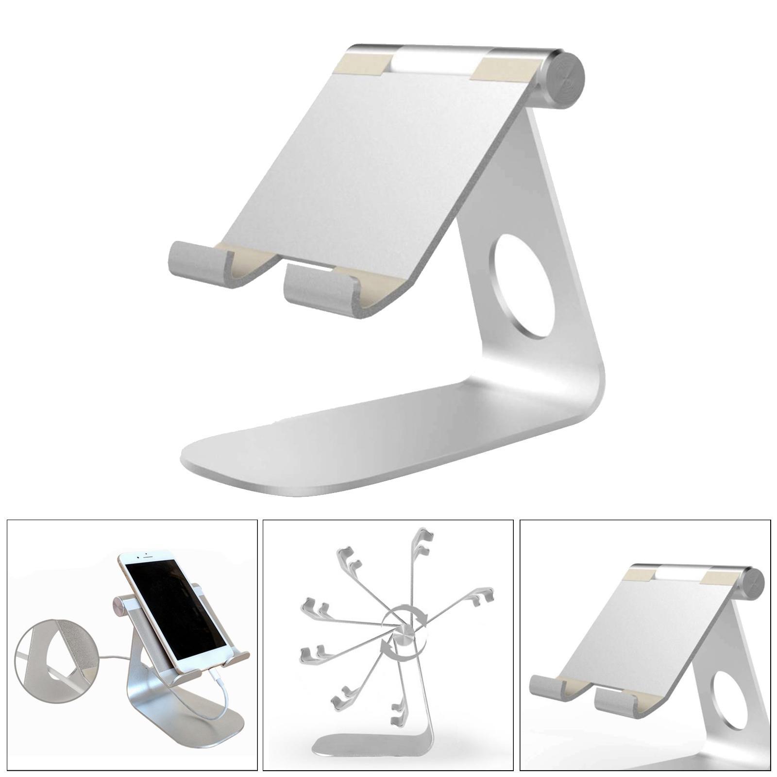 Foldable Phone Mount Mini Aluminum Alloy Adjustable Mobile Rack Phone Tablet Stand for Home Office Desktop Decoration