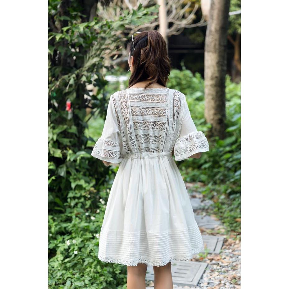 Váy Du Lịch Buộc Eo