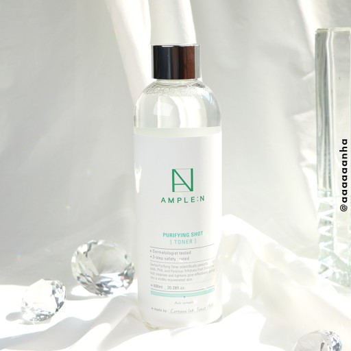 Nước hoa hồng làm sạch, se khít lỗ chân lông Ample:N Purifying Toner 600ml