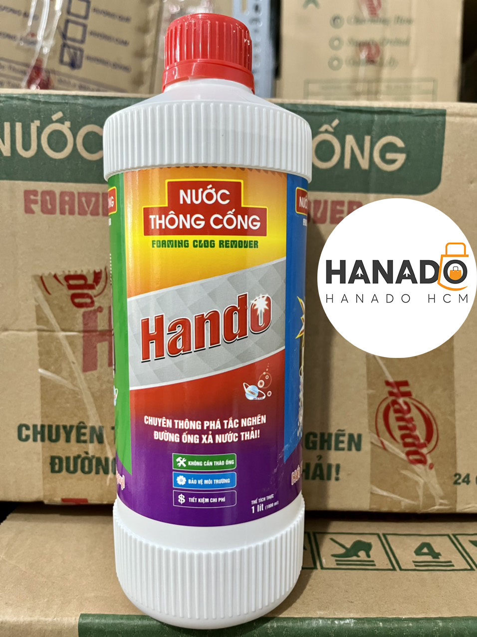 Nước thông cống 1L nội địa - SX tại Việt Nam