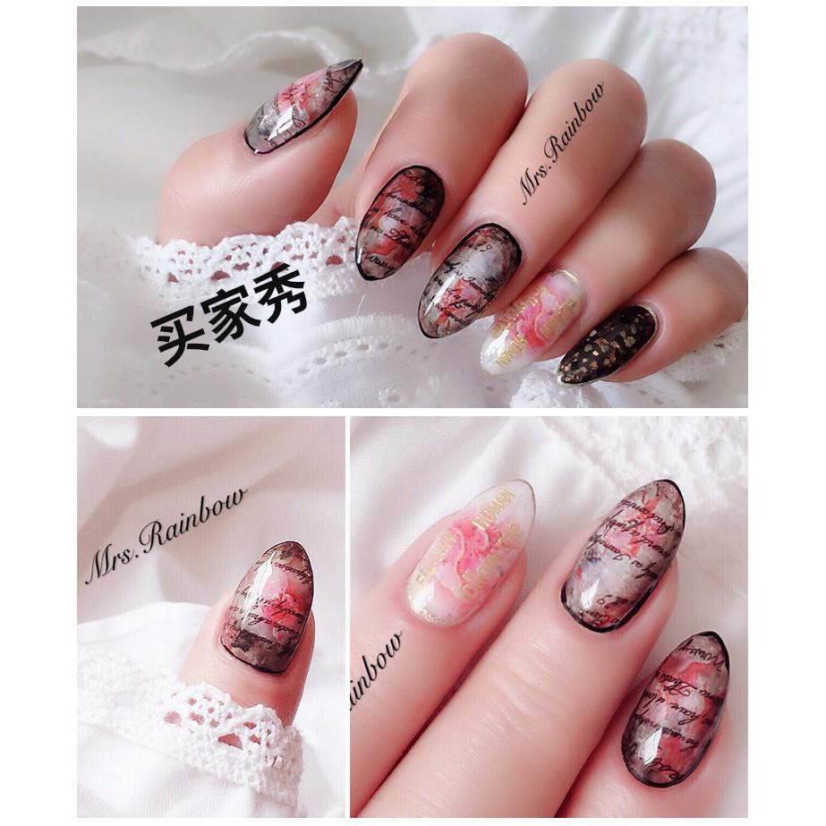 Sticker nails Magico chữ - hình dán móng 3D 415