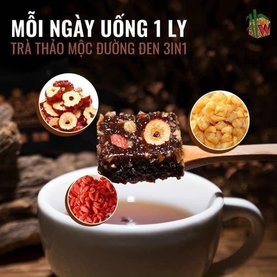 ️️ TRÀ TÁO ĐỎ KỶ TỬ ĐƯỜNG NÂU HỘP 500GR