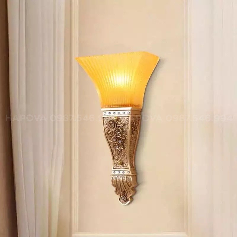 Đèn tường trang trí phòng khách Tân cổ điển - Kèm bóng led