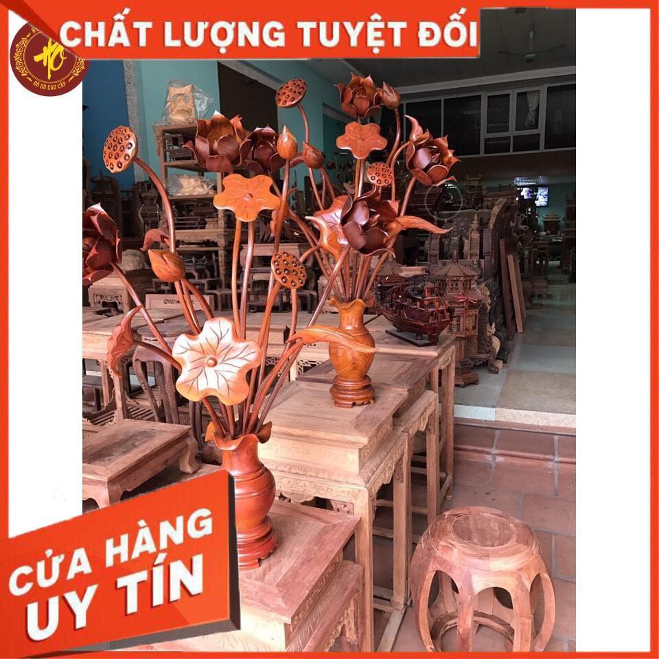 BÌNH HOA SEN GỖ HƯƠNG - HOÀN TIỀN NẾU KHÔNG ĐÚNG SẢN PHẨM