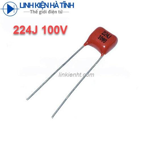 10 CÁI TỤ ĐỎ 224J 100V 220NF