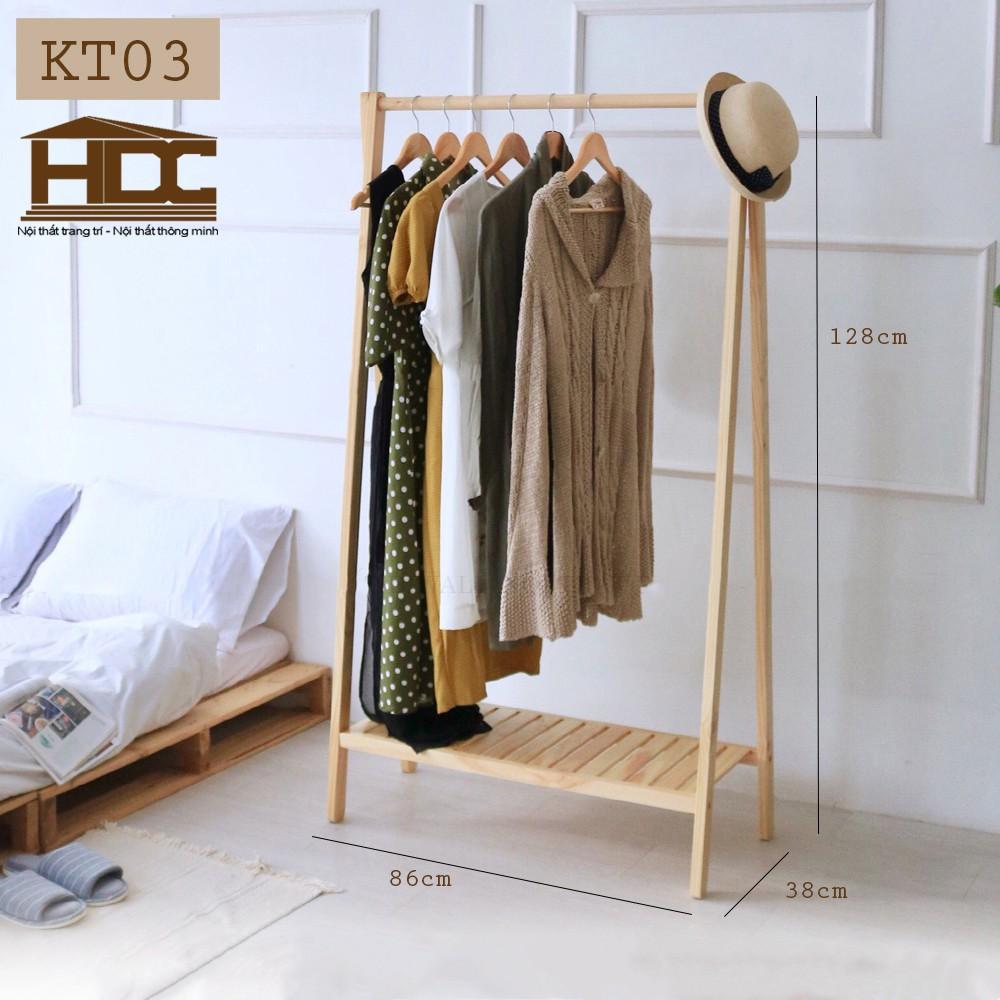 GIÁ KỆ TREO QUẦN ÁO CHỮ A BẰNG GỖ  SIZE 86X36X128 CM MÀU TRẮNG-ĐEN-TỰ NHIÊN