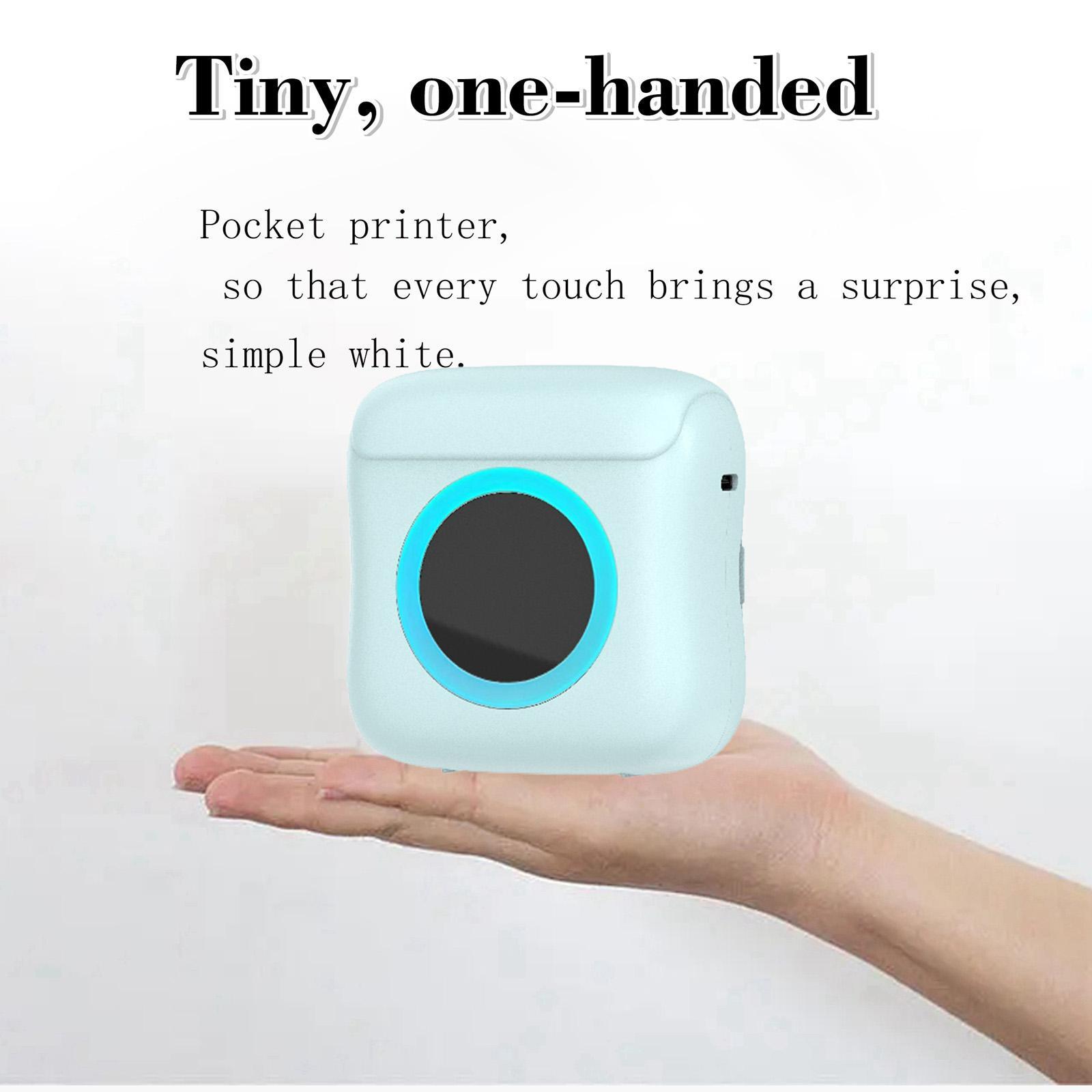Mini Pocket Thermal Printer Children Use Instant for Pictures Printing