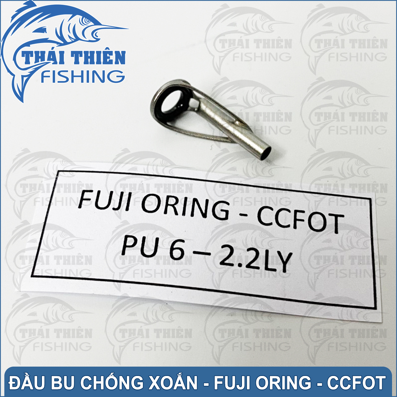 Đầu Bu Fuji Oring CCFOT Chống Xoắn Cao Cấp Dùng Cho Cần Câu Lure, Cần Máy Câu Ngâm