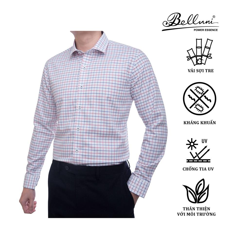 Áo sơ mi nam SlimFit tay dài cao cấp BELLUNI vải sợi tre thoải mái thanh lịch - ADS.BPS.BE.157.R