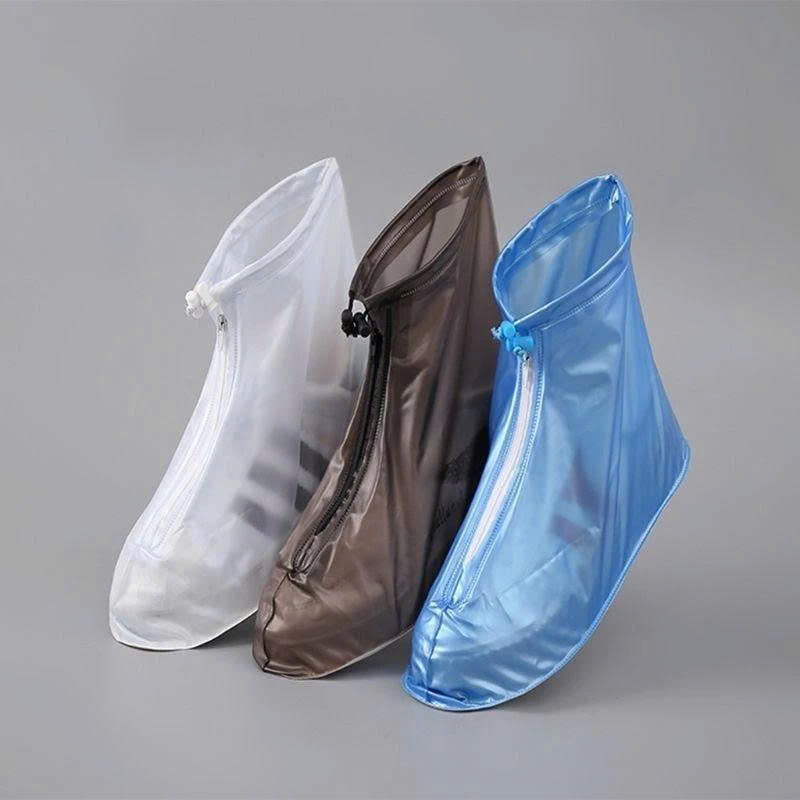 Bao Bọc Giày Đi Mưa Cao Cấp Set 2 Chống Thấm Chống Trơn Co Giãn Dẻo Ôm Chân Thời Trang Cho Nam Nữ