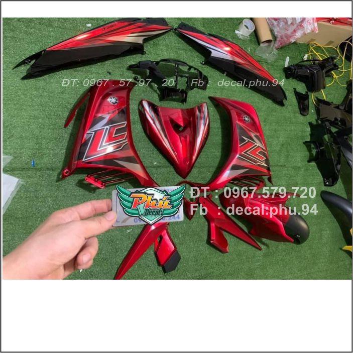 Tem Exciter 135 rời đỏ đen Lc