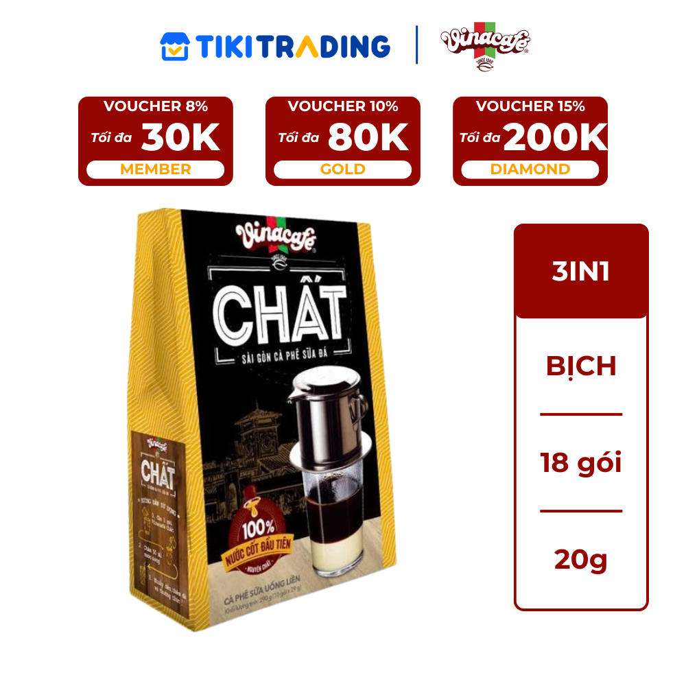Vinacafe Chất - Sài Gòn Cà Phê Sữa Đá