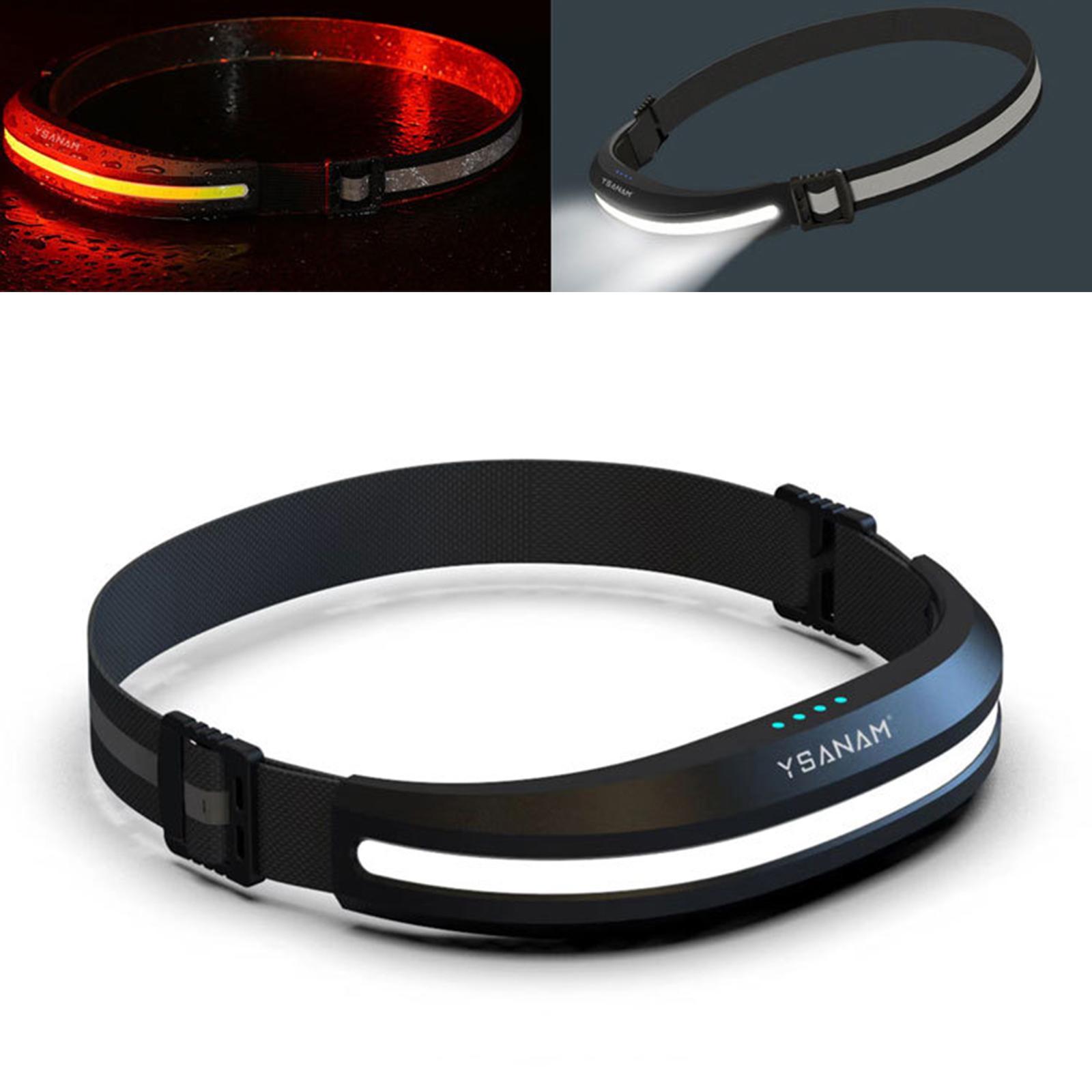 COB headlight Adjustable  Flashlight for  Running Cycling Camping ,