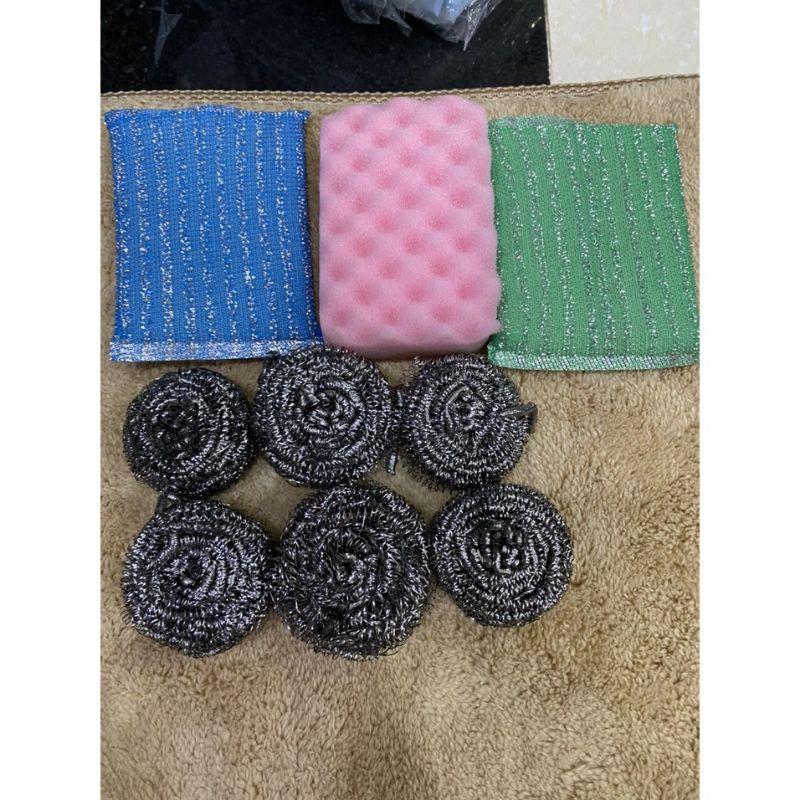 Set 6 Cọ Rửa Xoong Nồi Nhật