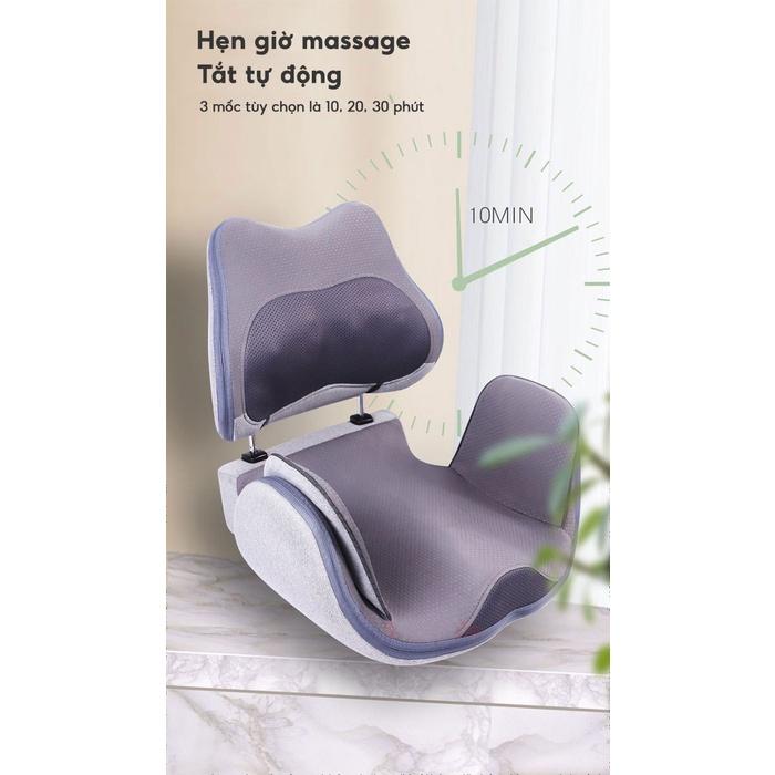 Đệm ghế massage 10D SEDENTARY thư giãn lưng mông hông đùi YJ-P7 Chống gù lưng