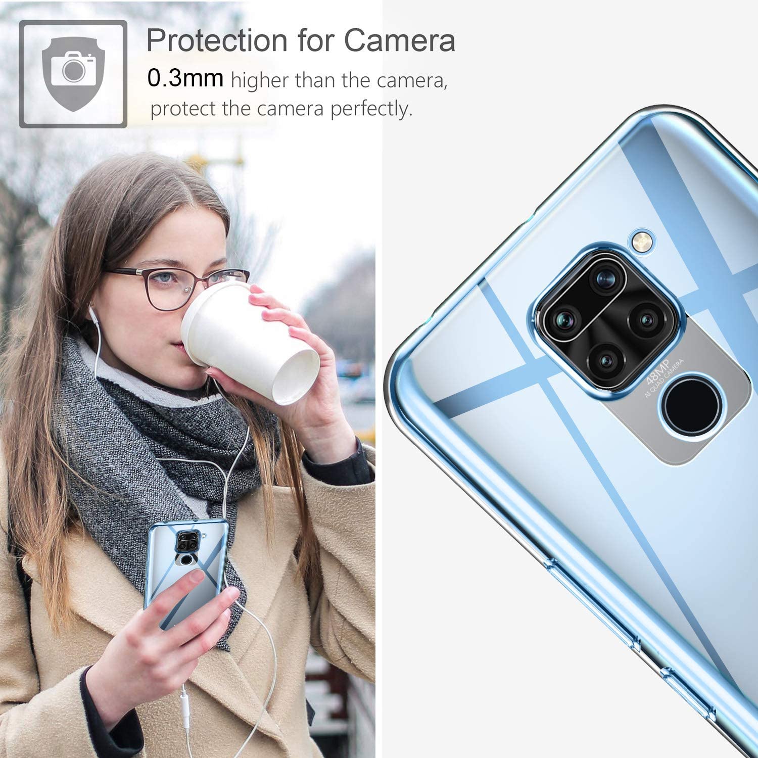 Ốp lưng dẻo silicon cho Xiaomi Redmi Note 9 hiệu HOTCASE Ultra Thin - hàng nhập khẩu