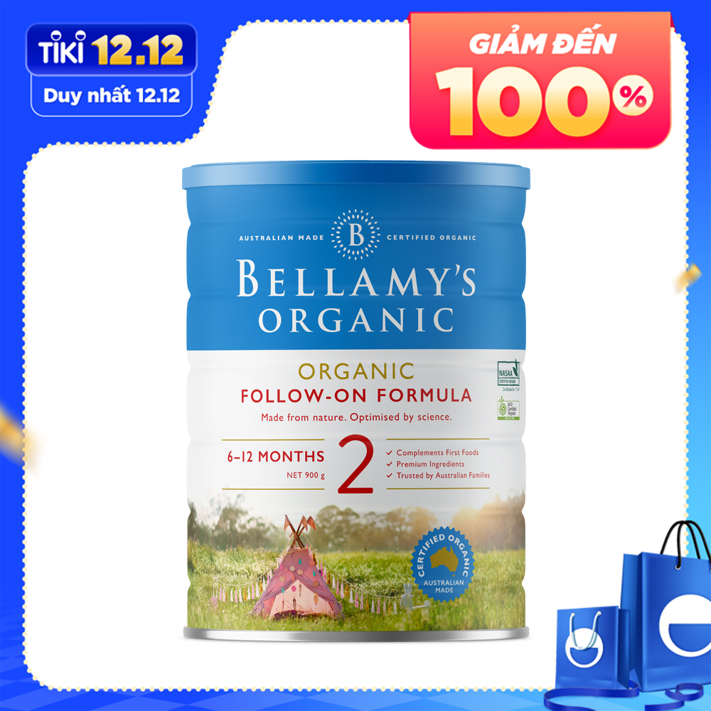 Sữa Bột Bellamy's Organic Số 2