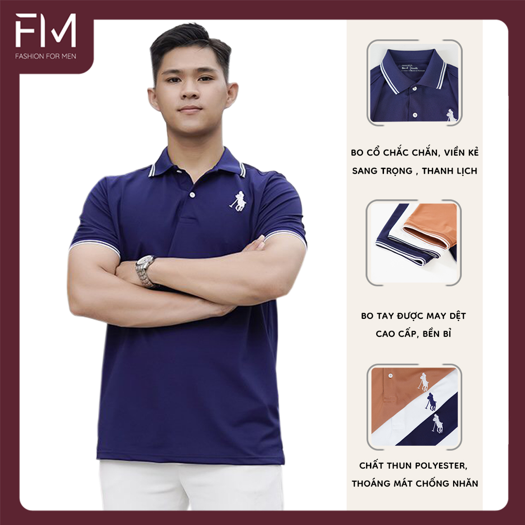 Áo thun polo nam, chất thun cá sấu dày dặn co giãn tốt, phong cách lịch lãm - FORMEN SHOP - FMPS200