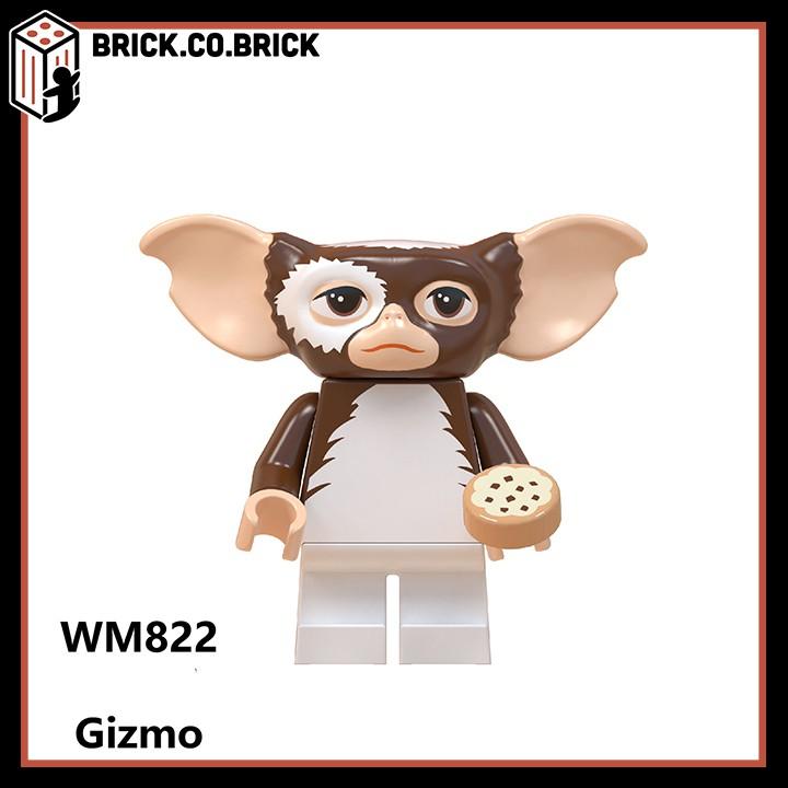 Đồ chơi Xếp hình Lắp ráp minifig Hoạt hình Stripe và Gizmo WM822- WM825