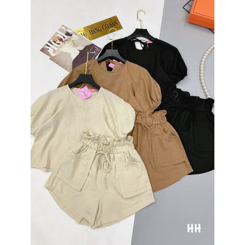 Set bộ đũi nữ 3 màu