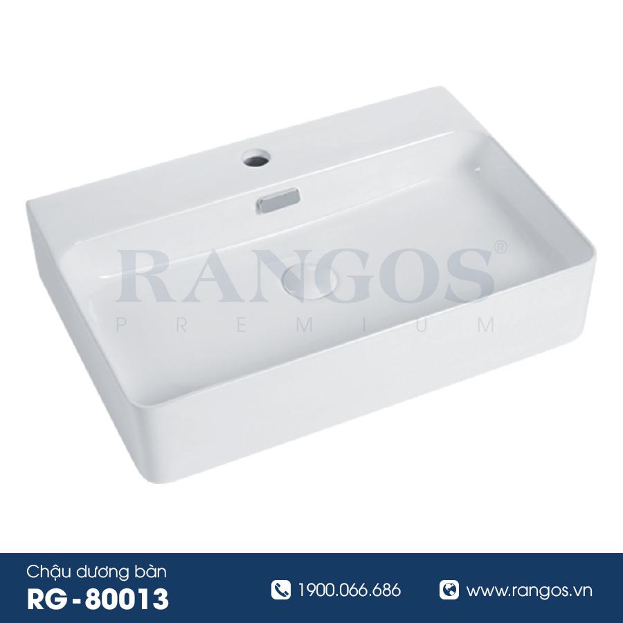 CHẬU RỬA LAVABO ĐẶT BÀN RANGOS RG-80015B