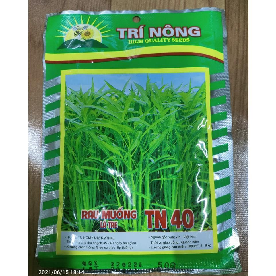 50g Hạt Giống Rau Muống Lá Tre Trí Nông Nhanh Thu Hoạch