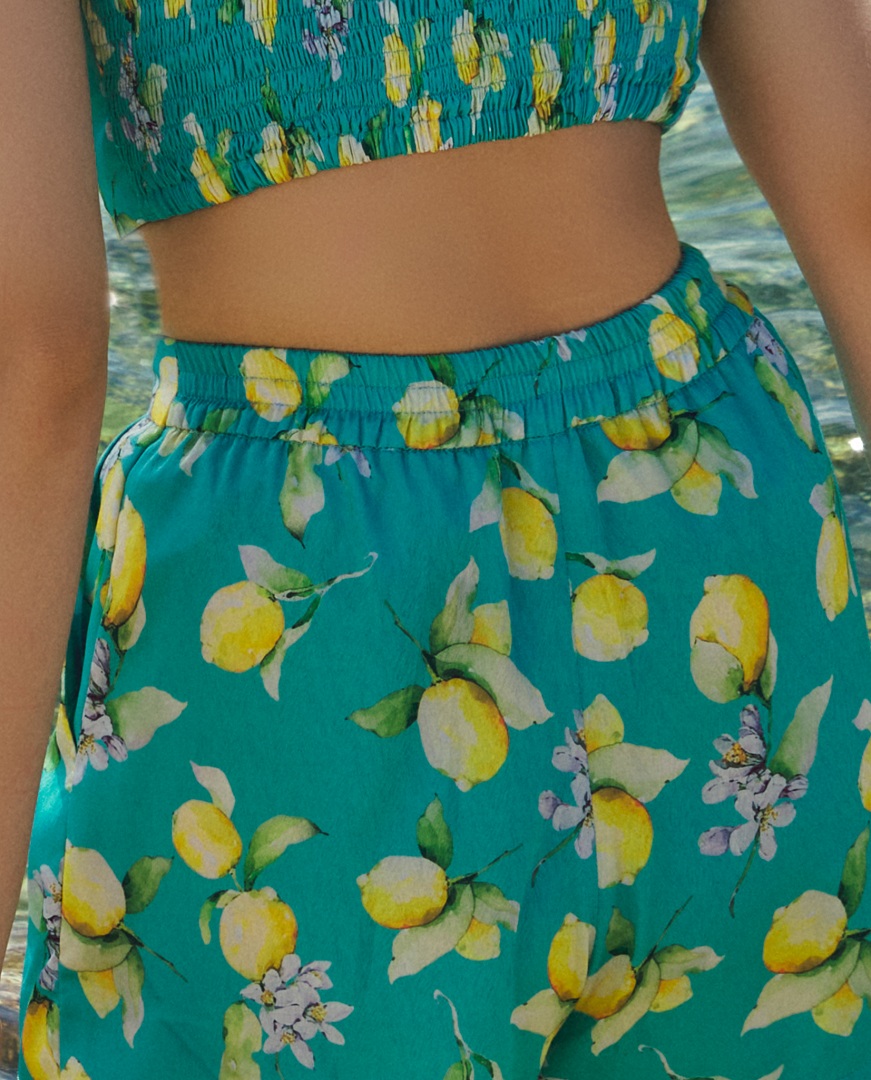 Quần Shorts Lụa Hạ Viên PAN236 thời trang thiết kế Hity
