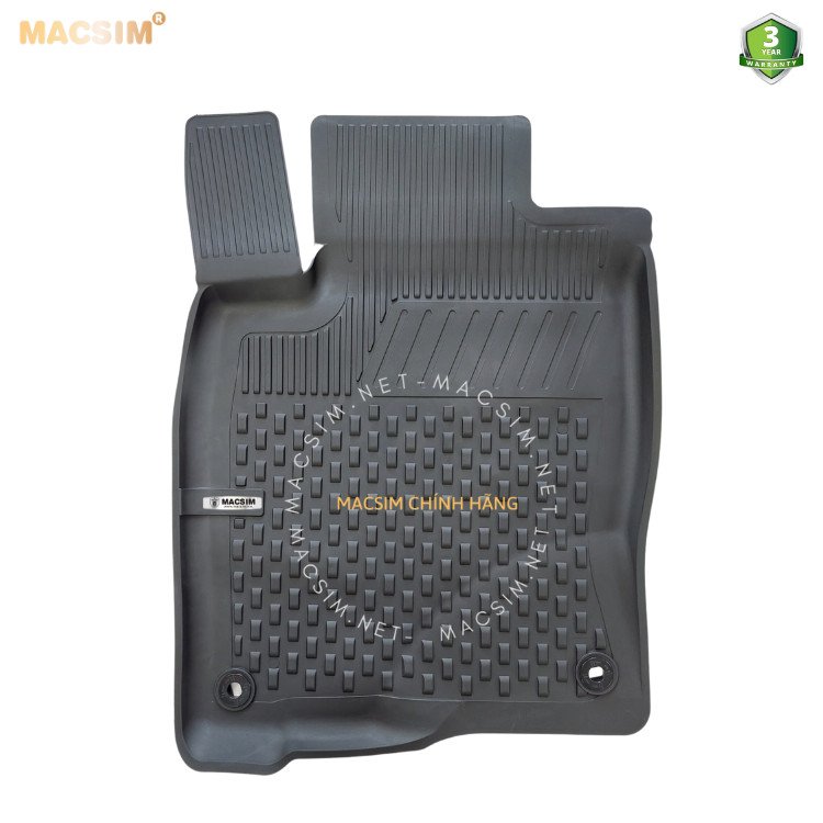 #Honda Civic , Thảm lót sàn ô tô nhựa TPE Silicon Honda Civic 2016-2021 Black Nhãn hiệu Macsim