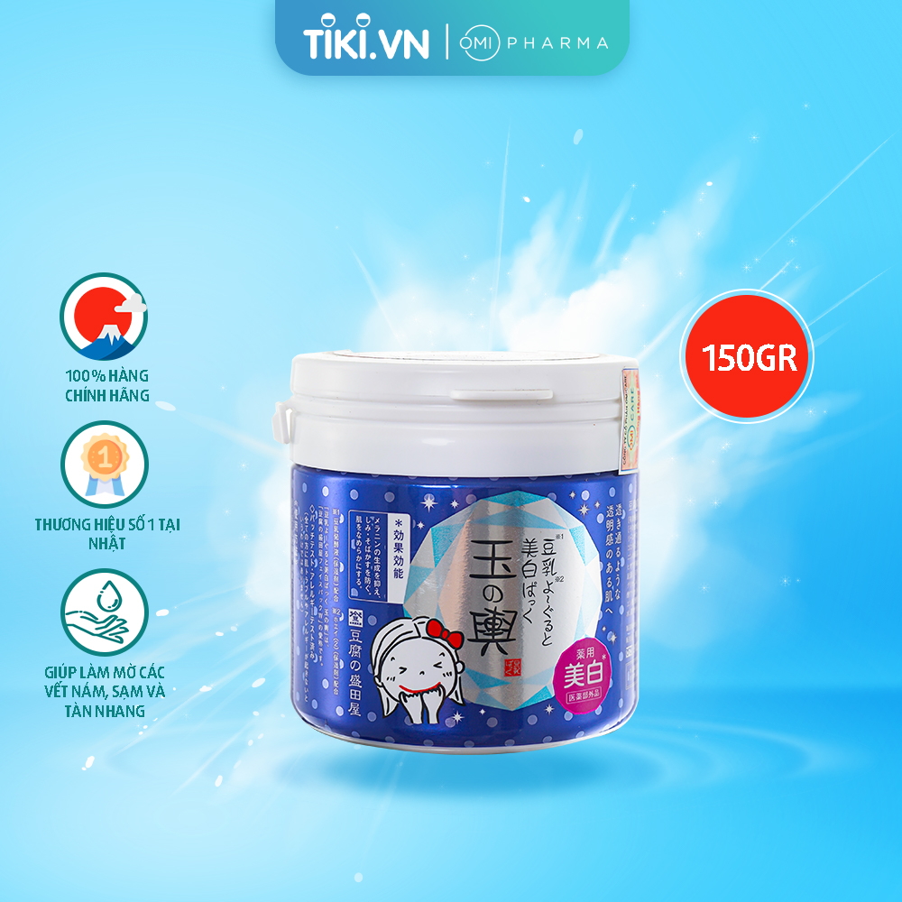 MẶT NẠ ĐẬU NÀNH SỮA CHUA DƯỠNG TRẮNG DA NHẬT BẢN TOFU MORITAYA (HŨ 150GR)