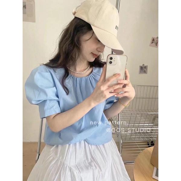 Áo điệu tay nhúm 2895