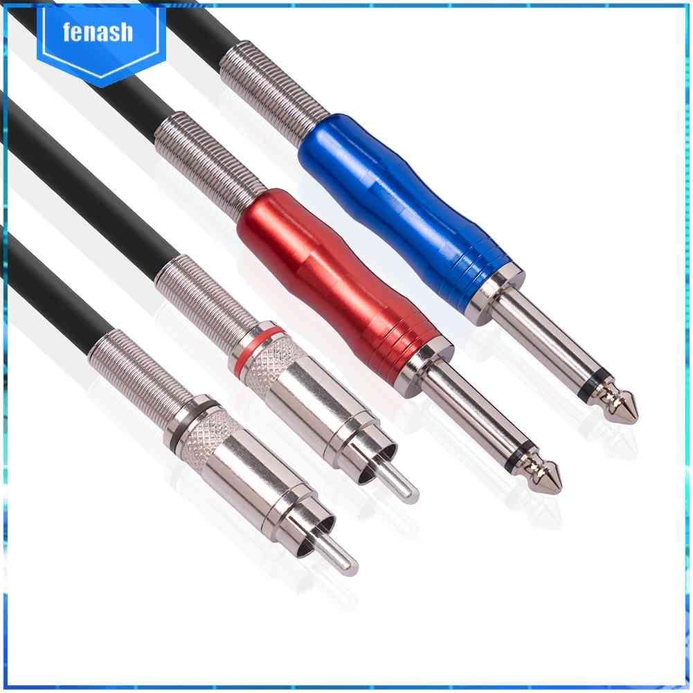 Cáp Chuyển Đổi Âm Thanh PVC Mạ Vàng 3051K63 Giắc Cắm 6.35mm Đa Phương Tiện Cho Loa