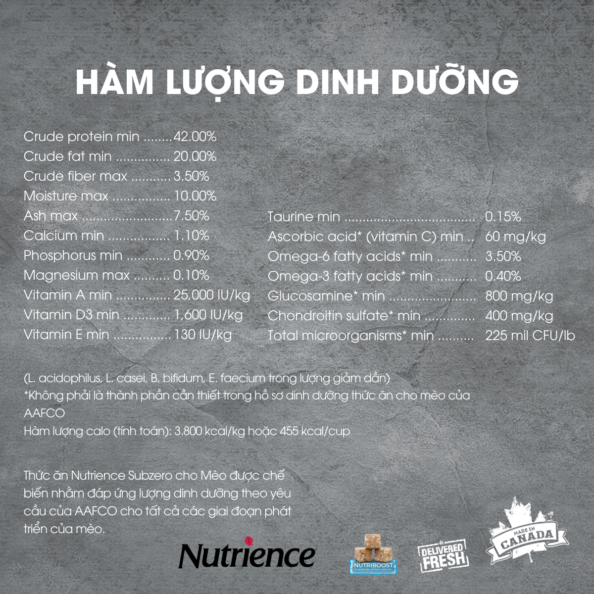  Thức Ăn Hạt Cho Mèo Nutrience Subzero Bao 5kg - Thịt Gà, Cá Hồi, Cá Tuyết, Rau Củ, Trái Cây Tự Nhiên