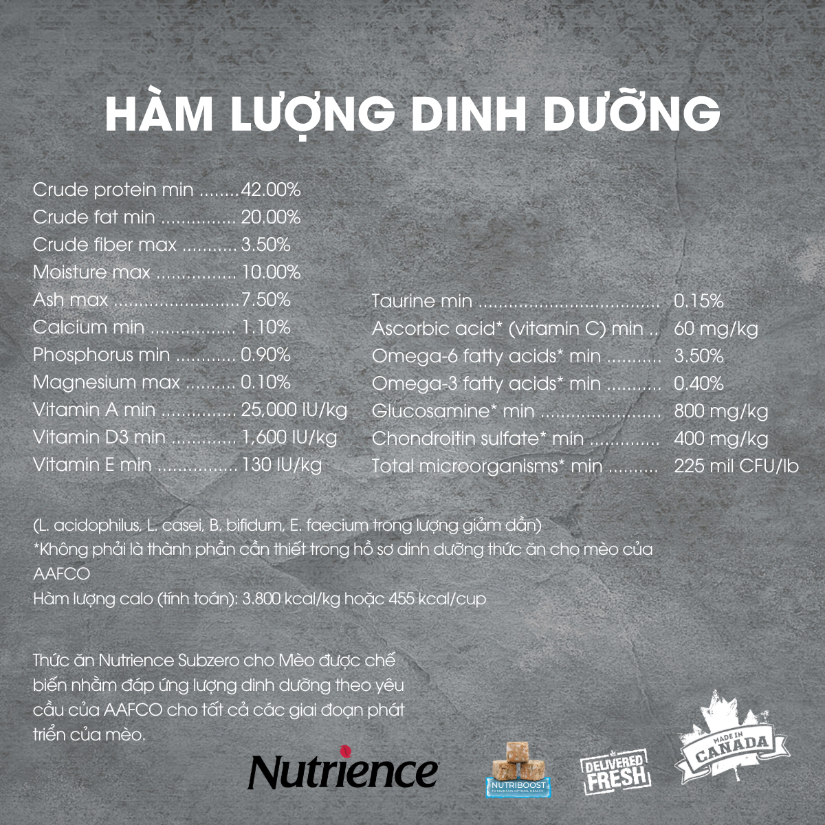 Thức Ăn Hạt Cho Mèo Anh ALD & ALN Nutrience Subzero Bao 5kg - Thịt Gà, Cá Hồi, Rau Củ, Trái Cây Tự Nhiên