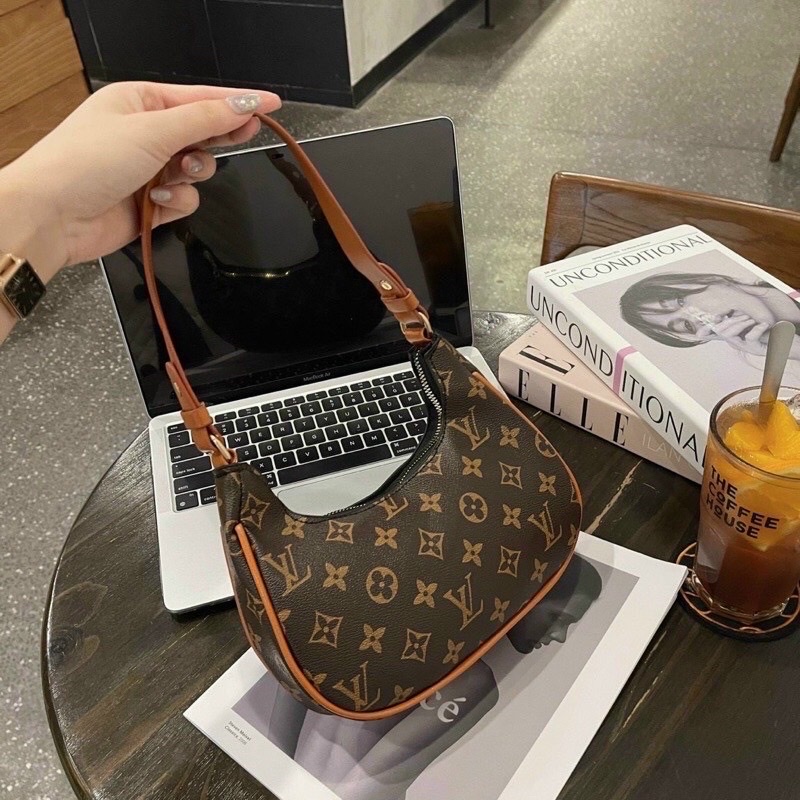 Túi kẹp nách, túi đeo vai mini họa tiết Lệ Vi