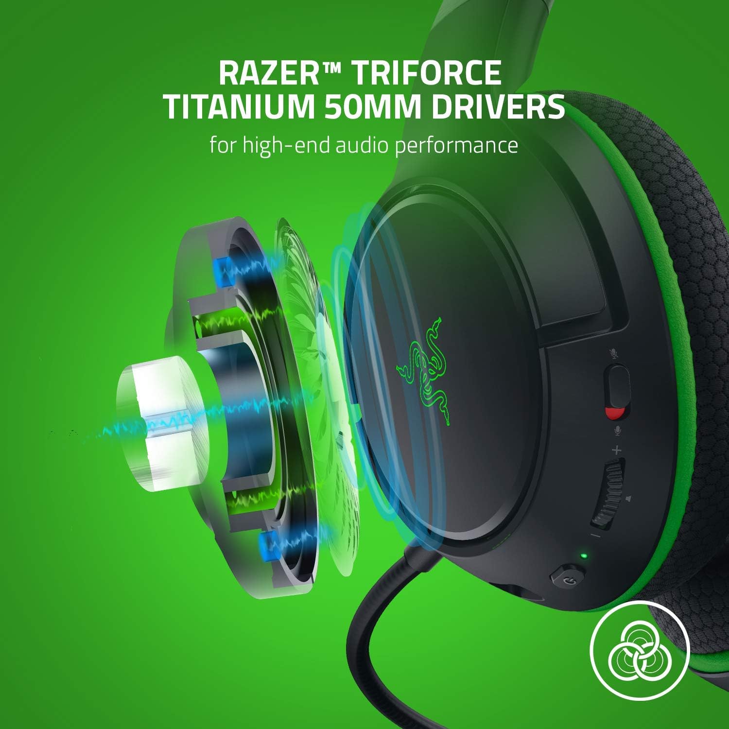 Tai nghe không dây choàng đầu Razer Kaira Pro for Xbox-Wireless Gaming and Mobile Headset_Mới, hàng chính hãng