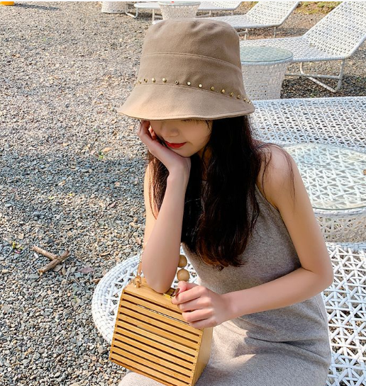 Mũ chống nắng vành nhỏ phong cách Hàn, nón nữ cao cấp