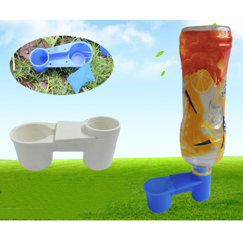 10 x Durable Plastic Water Drinker Cup Birds Feeder Drinking Bowl for Pigeon