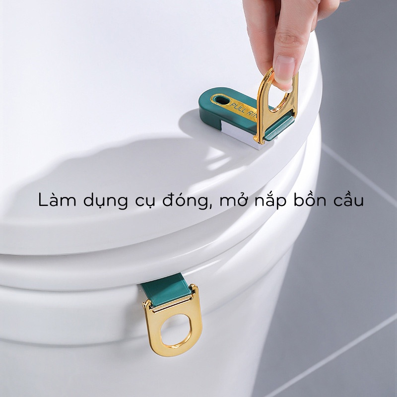 Dụng Cụ Mở Nắp Bồn Cầu Cao Cấp, Miếng Dán Kéo Cửa Đa Năng Tiện Dụng - HÀNG CHÍNH HÃNG MINIIN