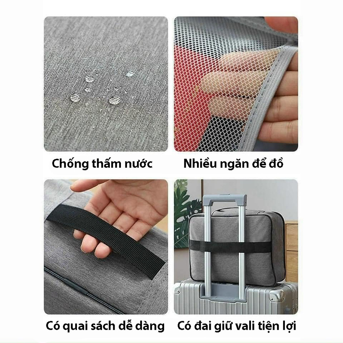 File/ Cặp để giấy tờ, tài liệu, hồ sơ cho cá nhân, gia đình nhiều ngăn nhỏ thông minh - Vali 3 tầng gấp gọn tiện lợi cho nam và nữ có khóa kéo chắc chắn