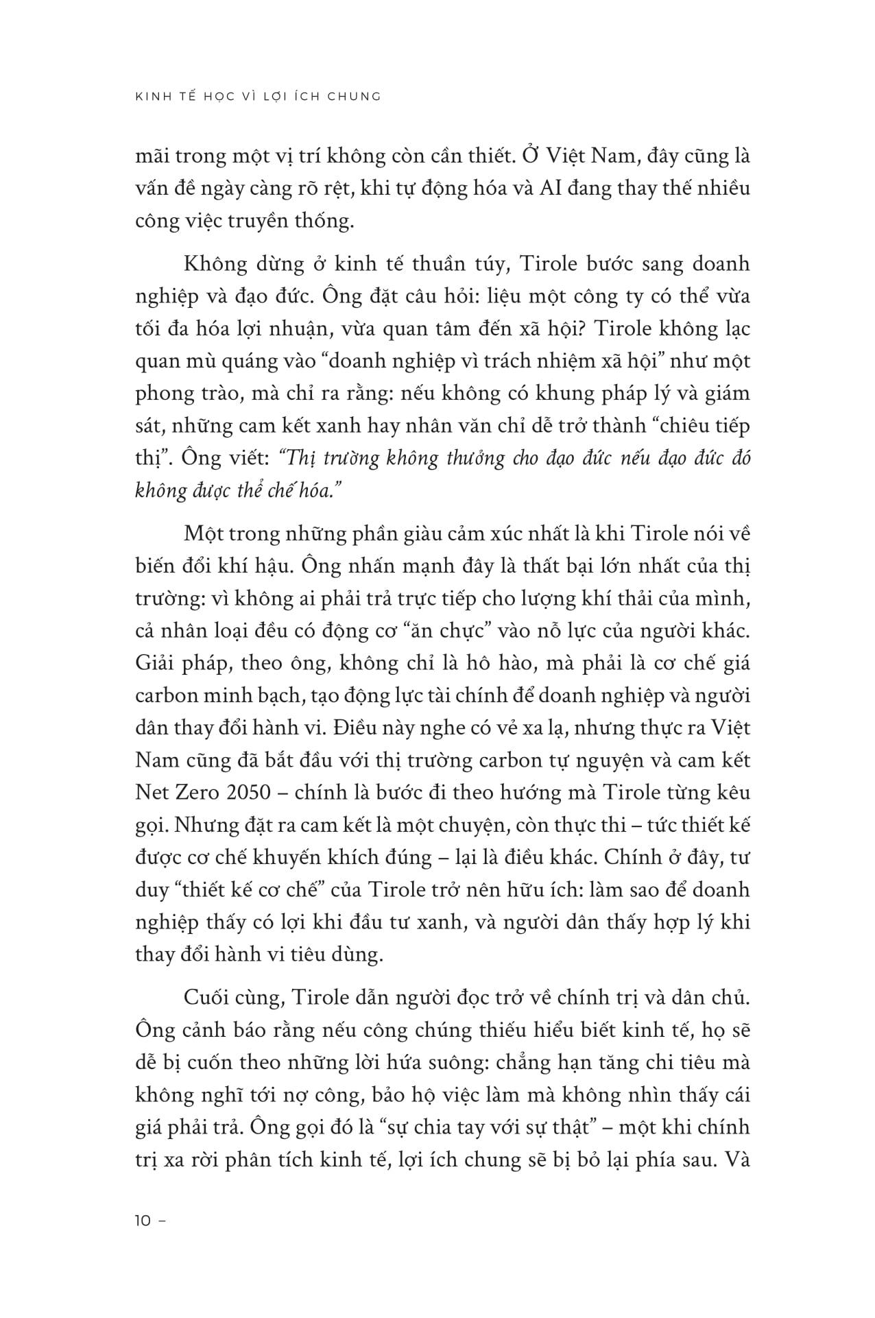 Sách - Kinh Tế Học Vì Lợi Ích Chung