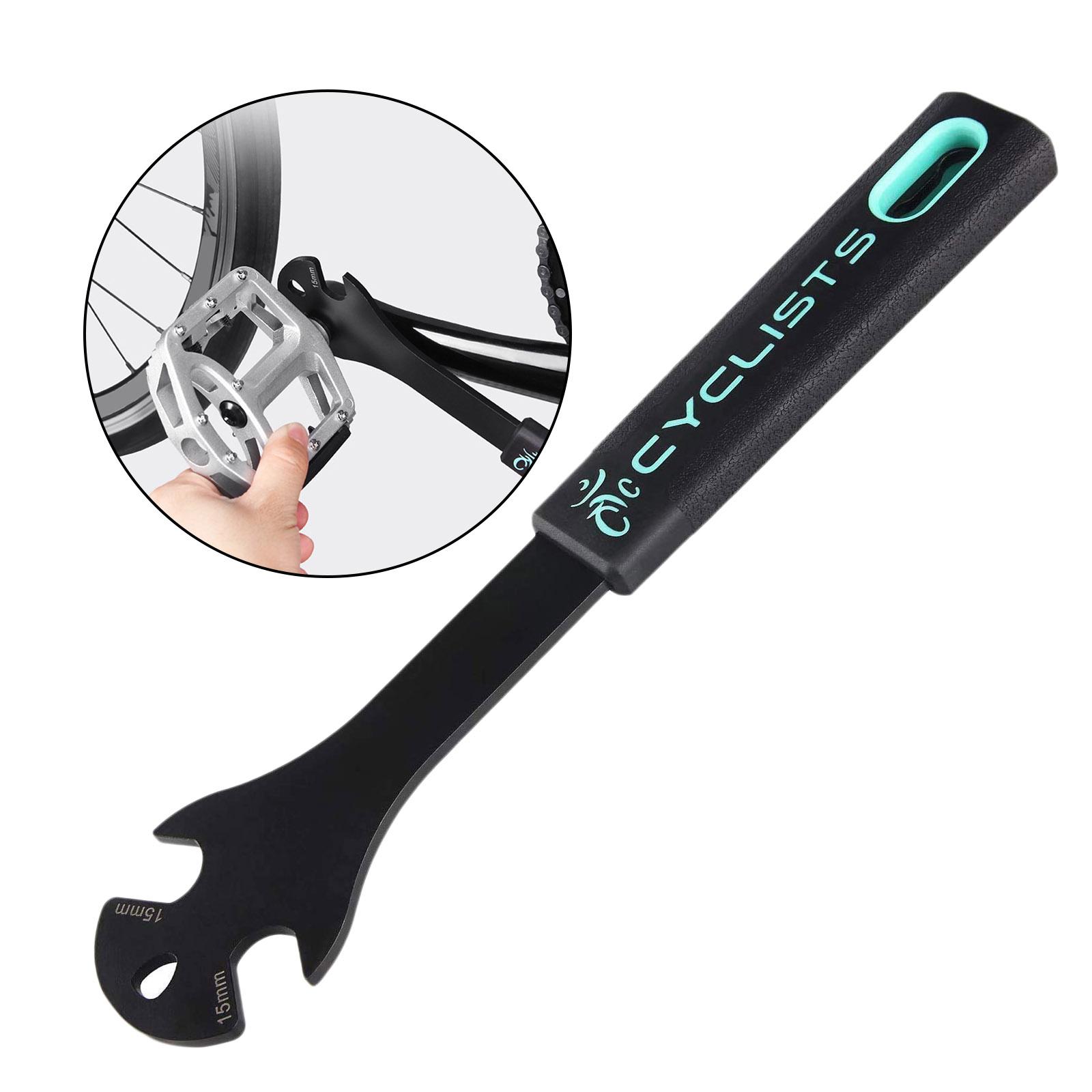 Bike Pedal Wrench 15mm Bicycle Pedals Spanner Removal Mechanic Repair Tool