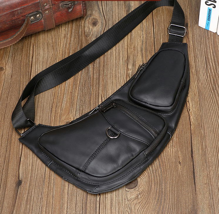 Túi đeo chéo nam DA THẬT cao cấp phong cách mới – BEE GEE DCN9404