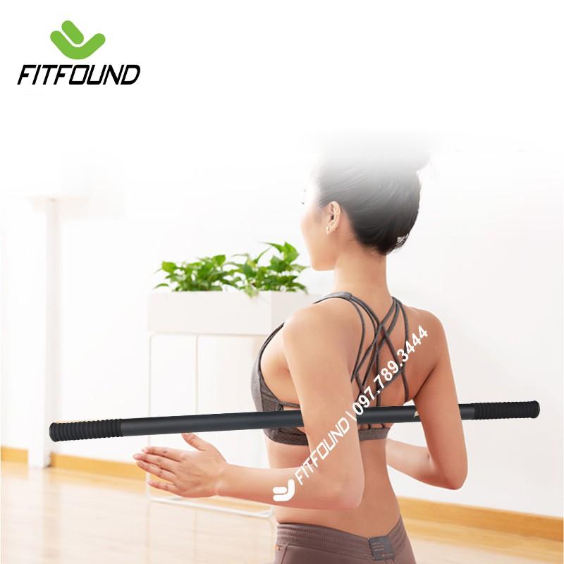 Gậy tập yoga tháo lắp 2 đoạn điều chỉnh độ dài đa năng tặng kèm túi đựng- Yoga stick