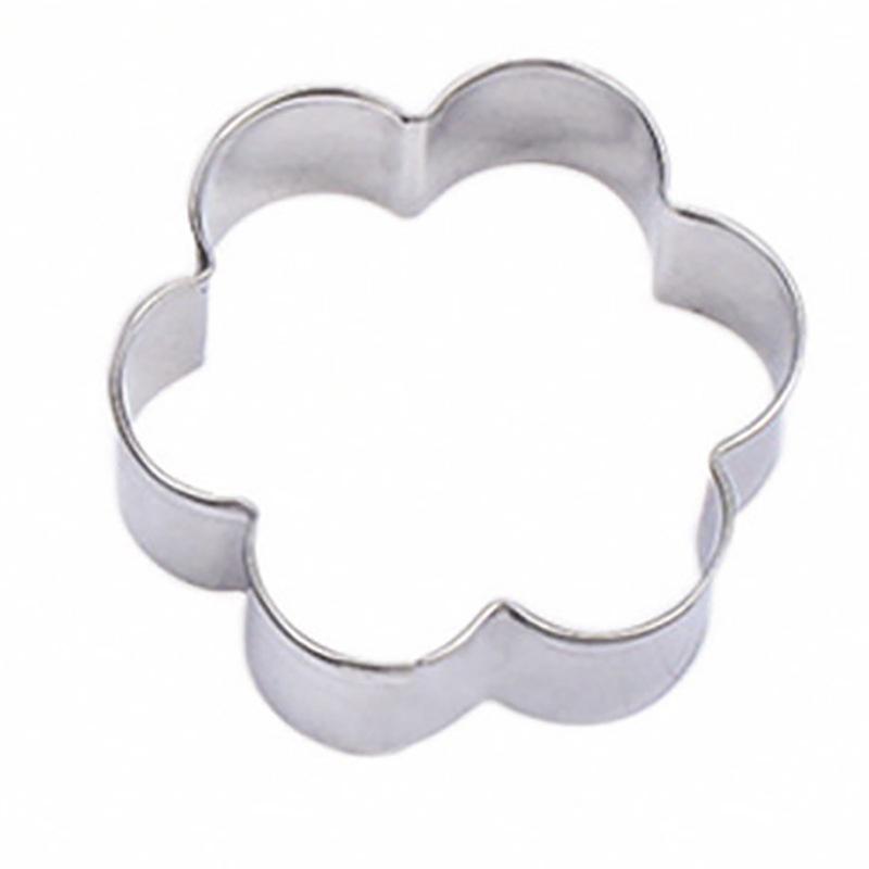 Khuôn RING Mousse Nhấn Cookies Cutter Hình Hoa Dụng Cụ Làm Bánh Quy - CBQUYHOA5P