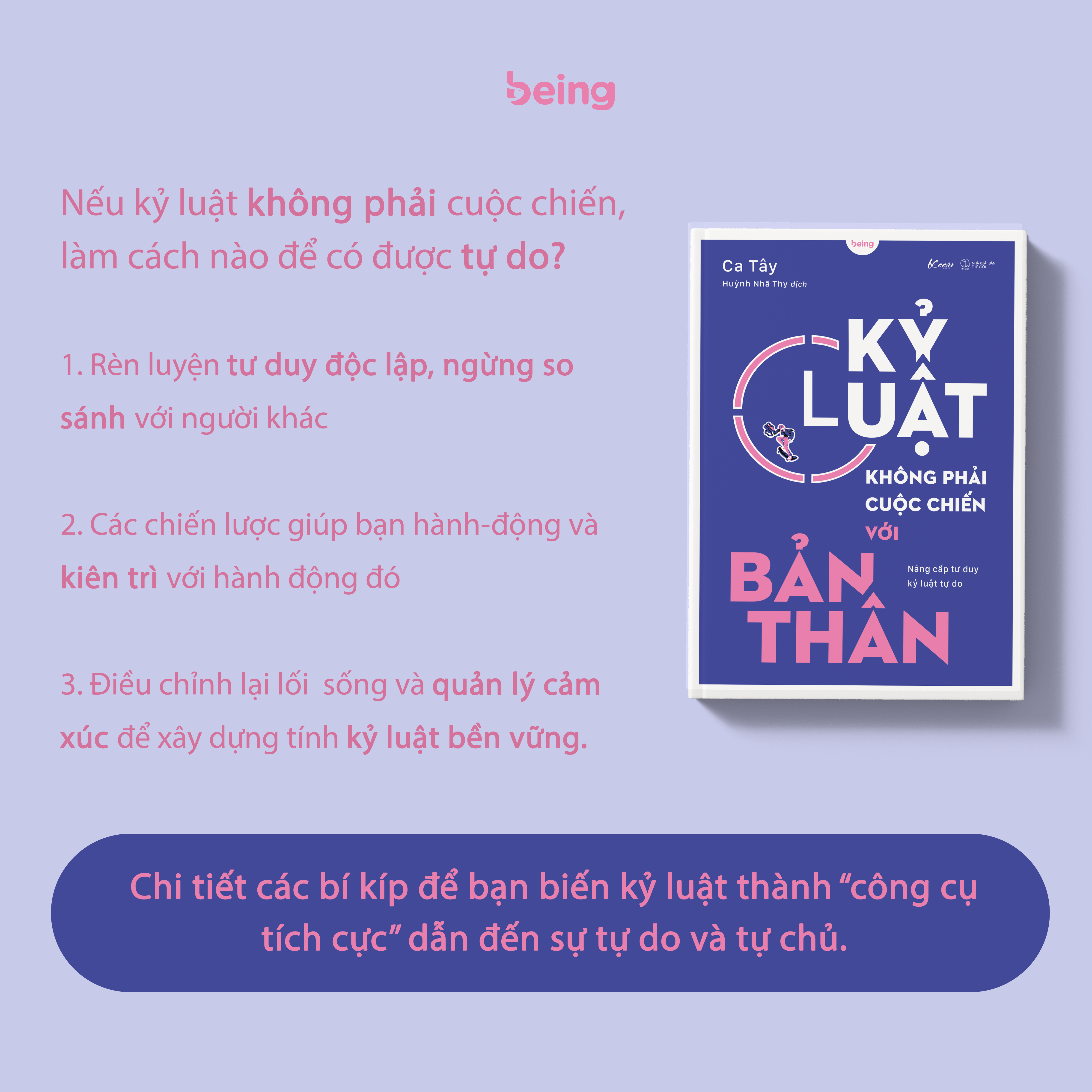 Sách Kỷ Luật Không Phải Cuộc Chiến Với Bản Thân
