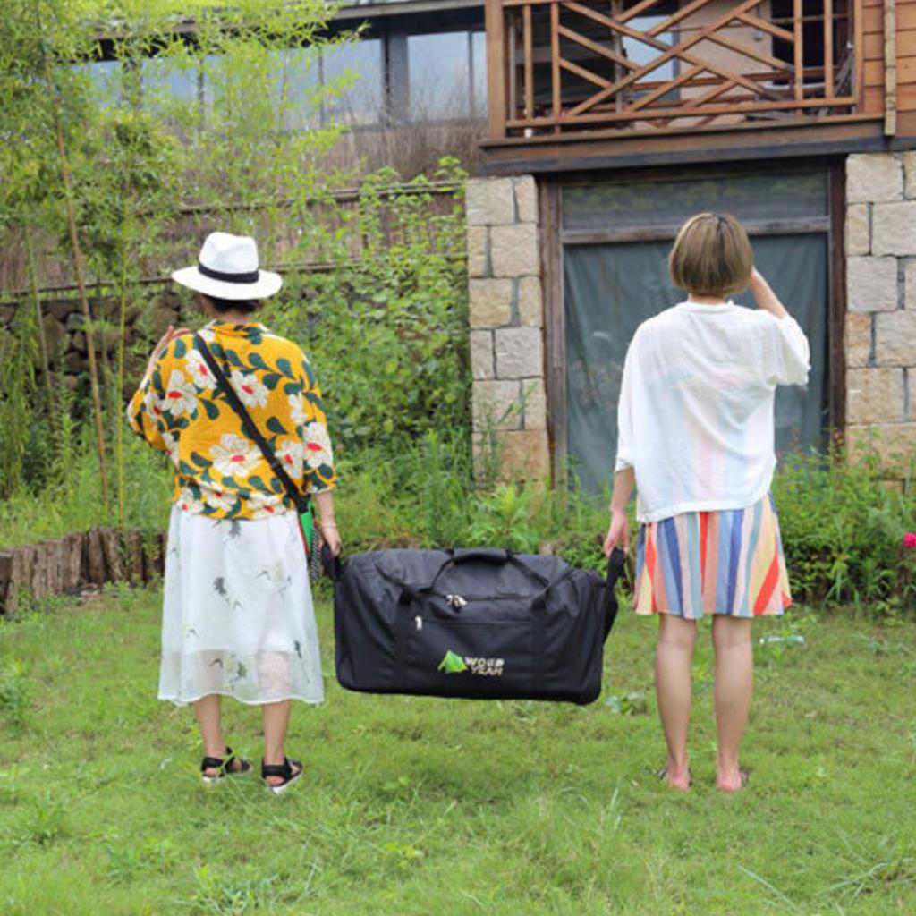 Camping Tent Storage Backpack Travel Duffel for Sleeping Bag Blanket 50L