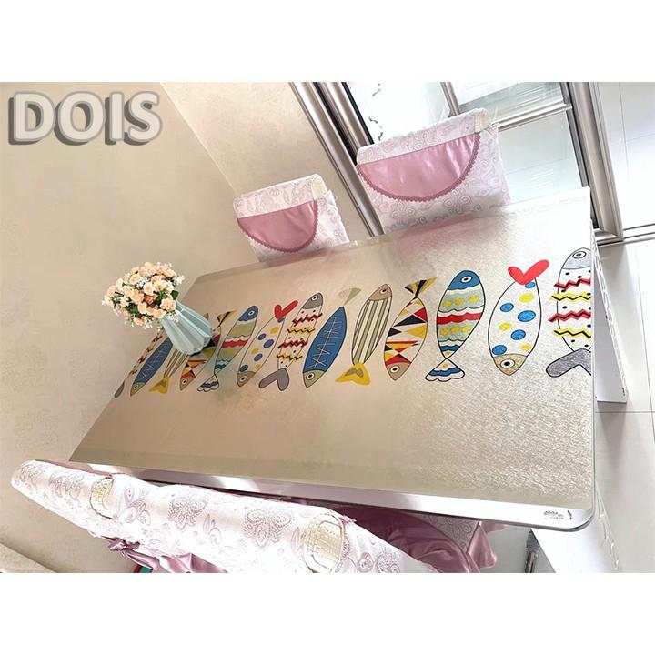 Khăn Trải Bàn Cao Cấp Nhựa PVC Chống Thấm Nước, Chống Bám Bẩn Cho Bàn Ăn, Bàn Phòng Khách