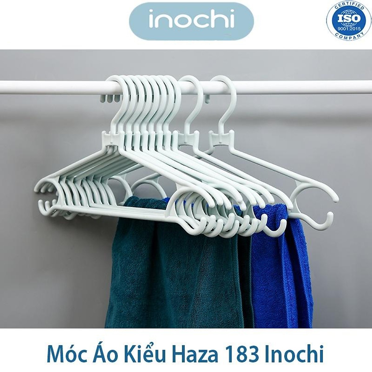 {Nhiều Sự Lựa Chọn} Lốc Móc Treo Quần Áo Đa Năng Hara Tùy Chọn Mẫu Phù Hợp Cho Các Loại Quần Áo : Áo Đầm , Áo Kiểu, Áo Mỏng , Quần Áo Người Lớn , Trẻ Em - Chính Hãng inochi ( Tặng khăn lau pakasa) Giao màu ngẫu nhiên