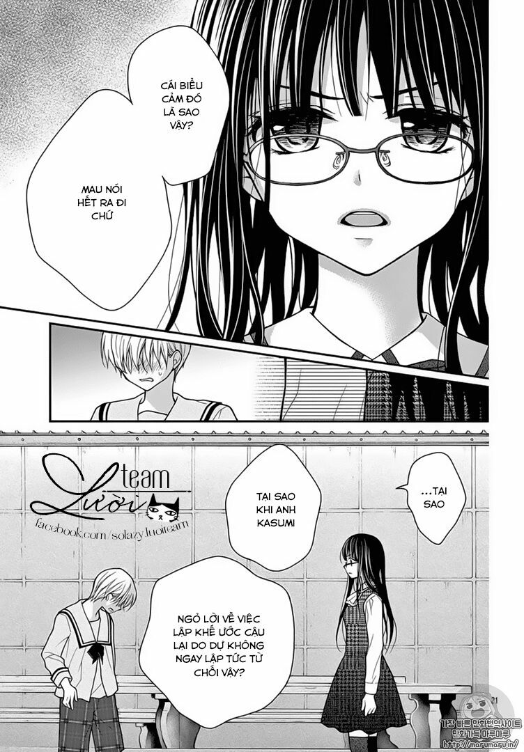 máu của cậu chỉ thuộc về mình tớ... chapter 14 21